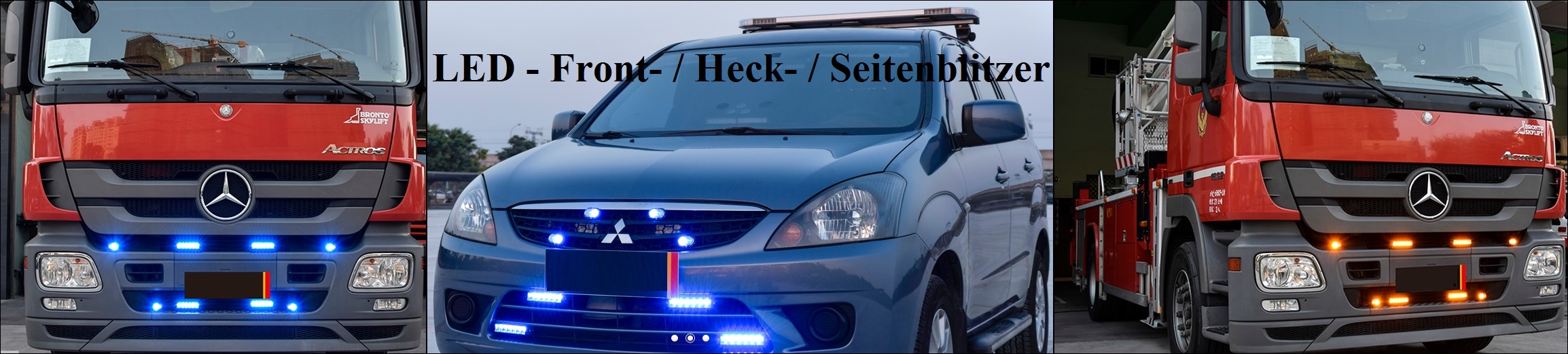 LED - Front- Heck- Seitenblitzer