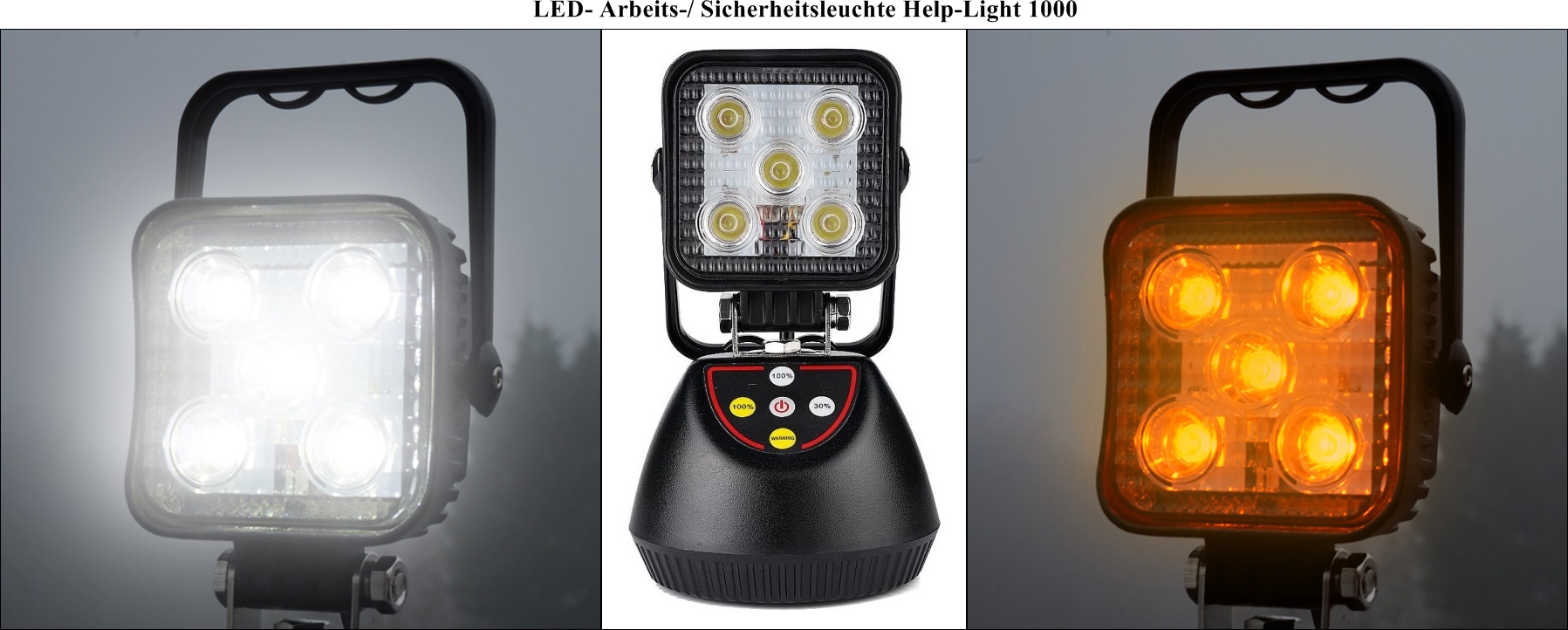 LED- Arbeits- Sicherheitsleuchte Help-Light 1000